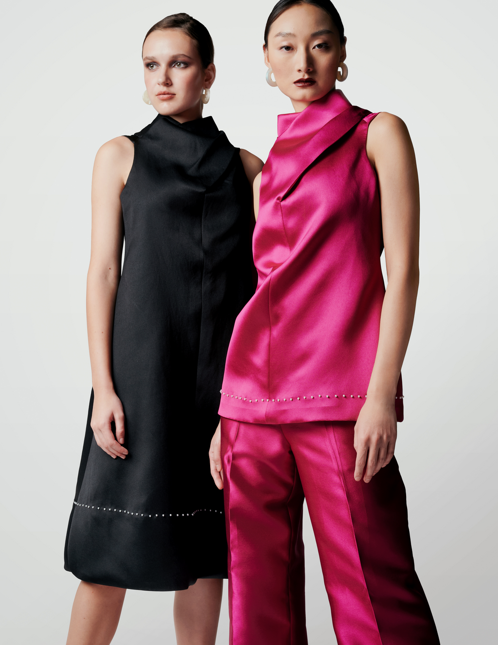 FLARE PANT IN FUCHSIA