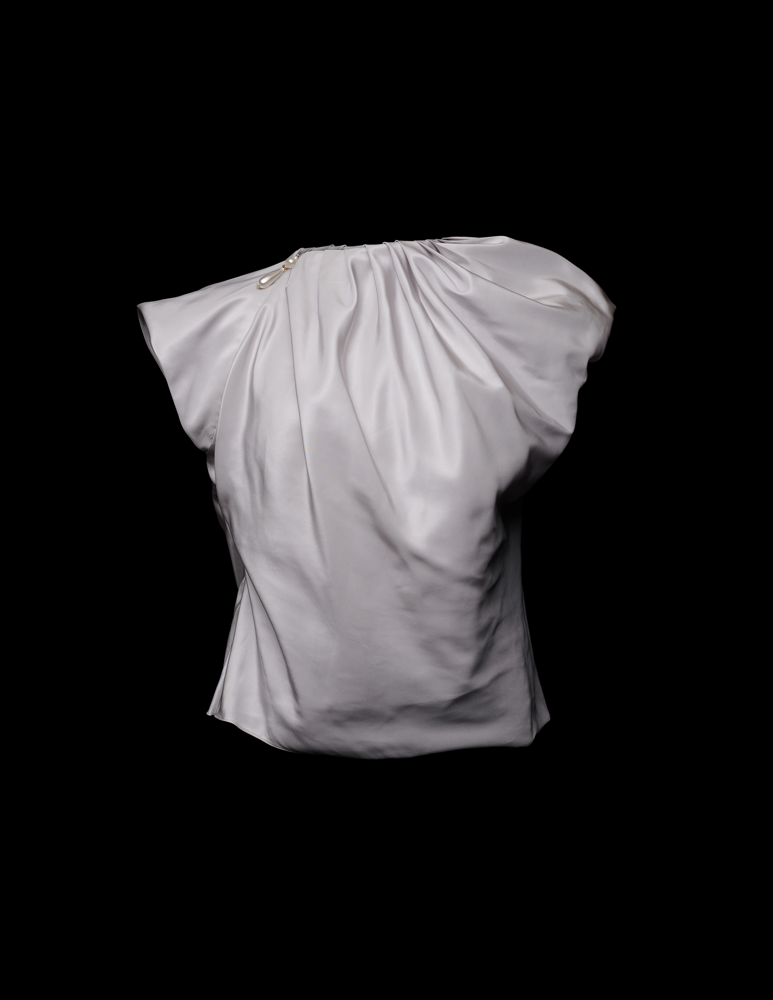 JODIE ASYMMETRIC TOP IN ASH