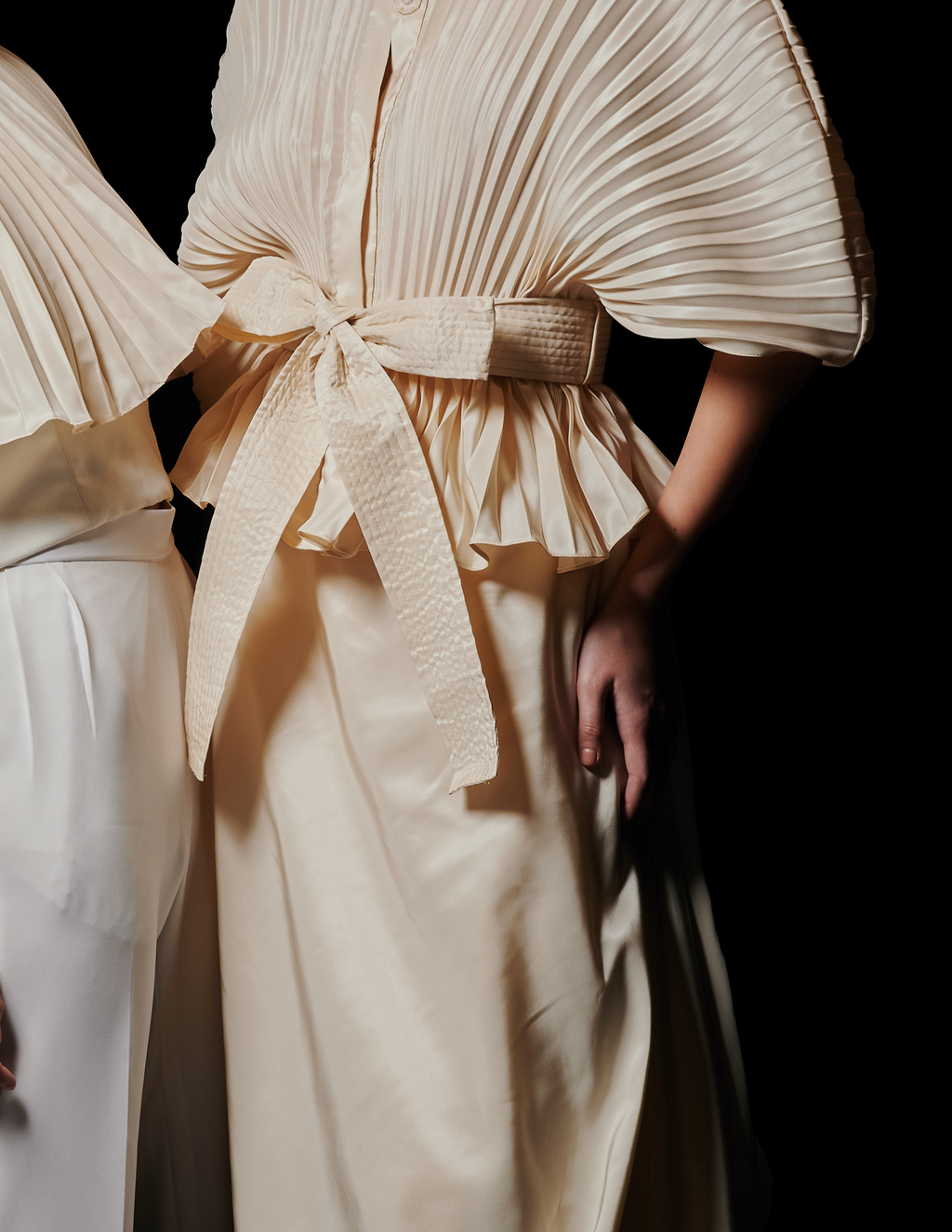 JODIE BUBBLE SKIRT IN BONE