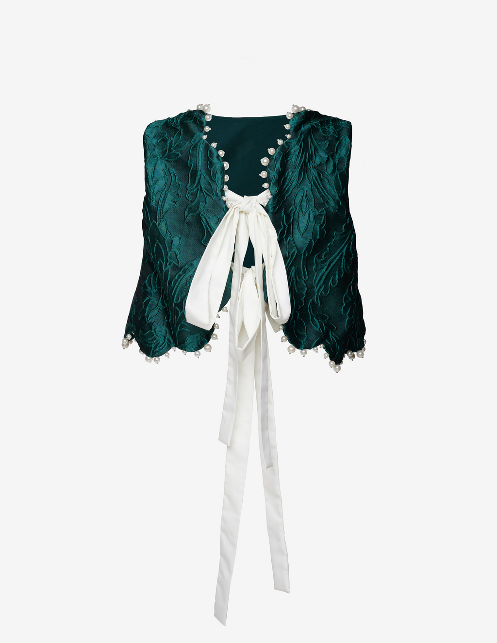 MAGDA TOP IN HUNTER GREEN