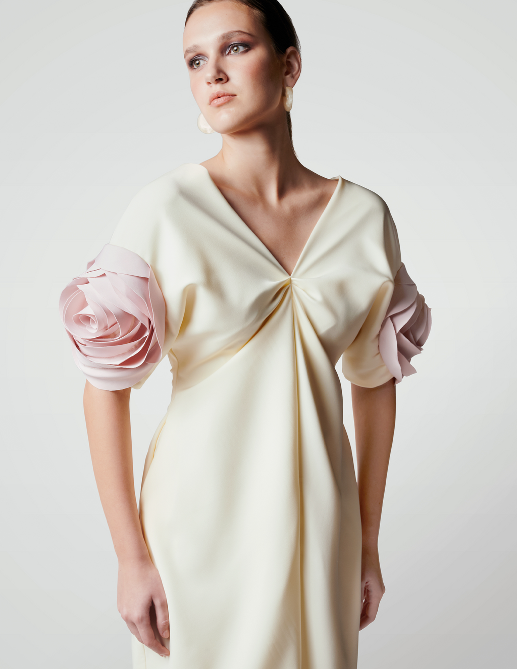 PARKER DRESS IN VANILLA