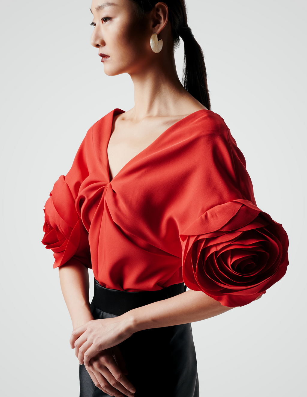 PARKER TOP IN CRIMSON