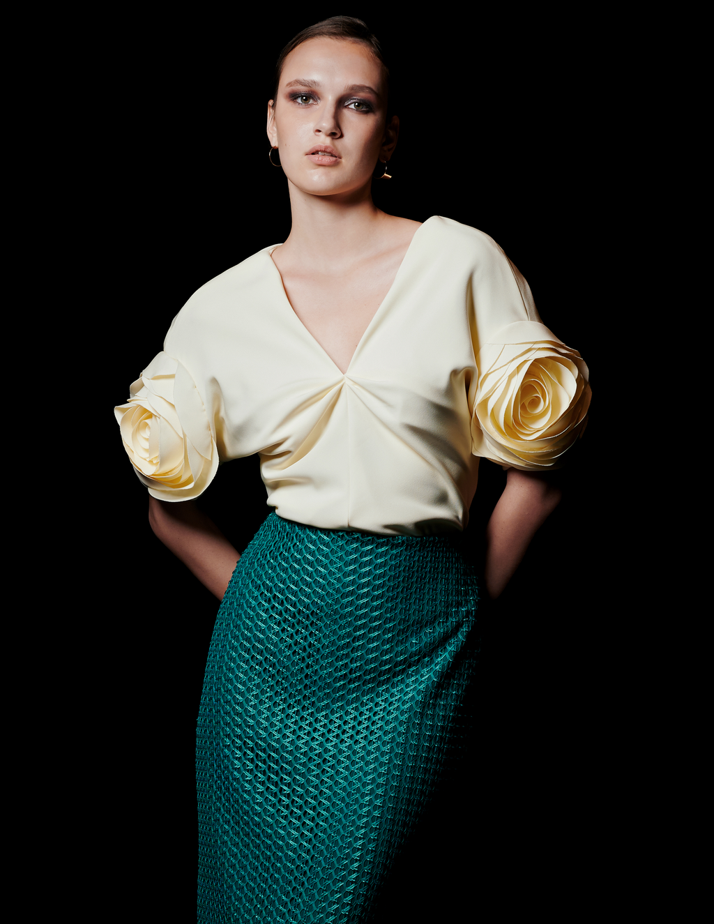 PARKER TOP IN VANILLA