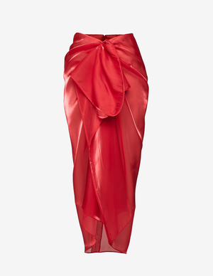 GLORIA SKIRT IN CRIMSON