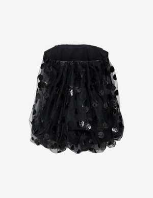 SCILLA TOP IN BLACK